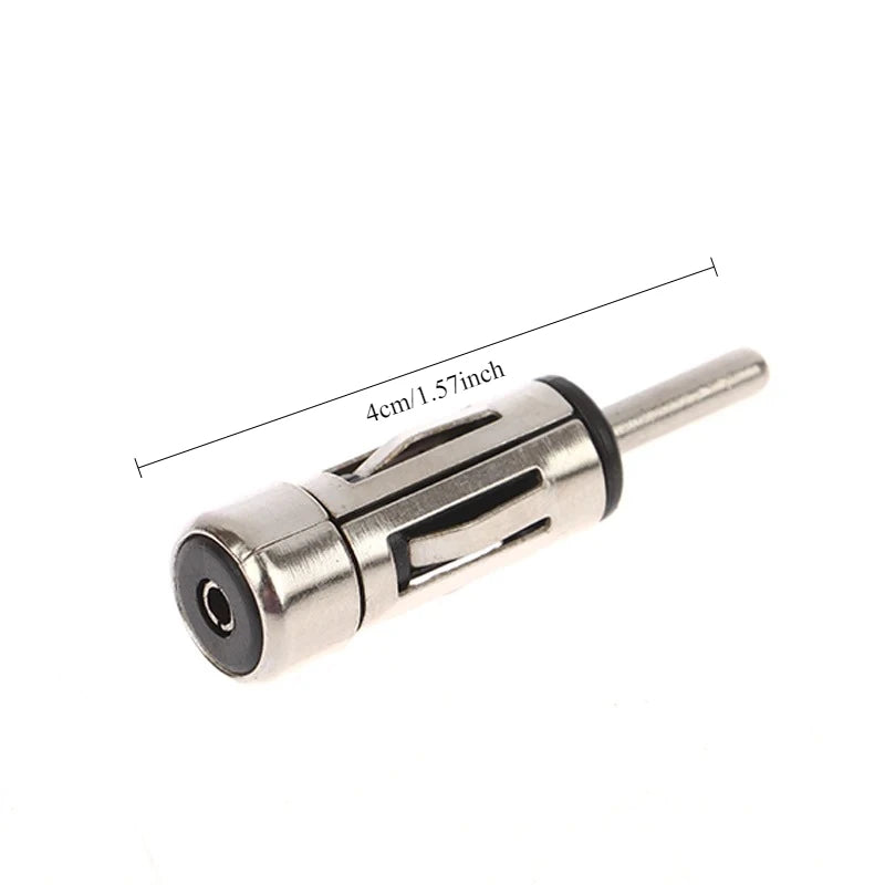 1/5PCS Car Radio Antenna Adapter ISO to DIN Connector Plug Stereo Autoradio Mast Aerial Accessories for Vehicle Audio System
