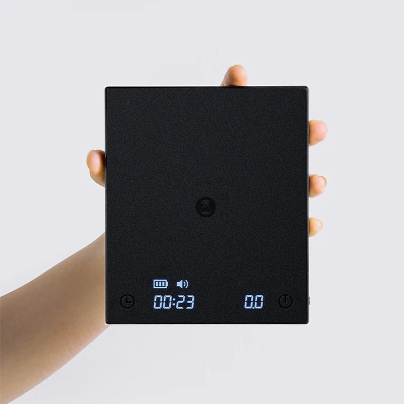 TIMEMORE Store Black Mirror Basic2 Plus New Up Digital Coffee Food Kitchen Scale With Time  USB Light Weight Mini Digital Scale