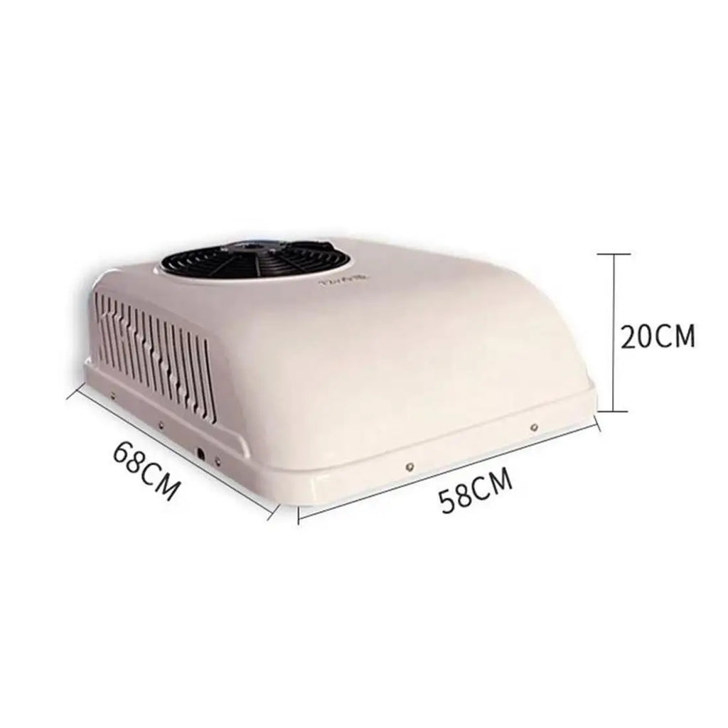 Aspligo 12V Fast Heat & Cool RV Automotive Electric Parking Air Conditioner For Camper Van Truck Motorhome Caravan Tractor New