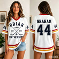 Film Off Campus Briar University Maillot Graham 44 LOGAN 22 T-shirt Homme Femme Manches Courtes Respirant Coton Haut Été