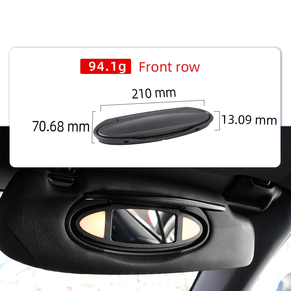 99773103115A12 Black Interior Sun Visor Makeup Mirror Replacement For Porsche 911/996/997/986/987