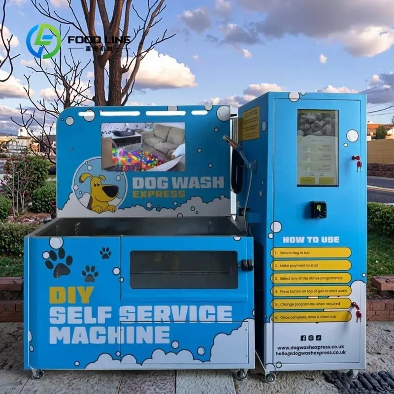 Customized Multi-Function Self Service Dog Wash Machine with Disinfecting Cycle for Pet Shops and Parks