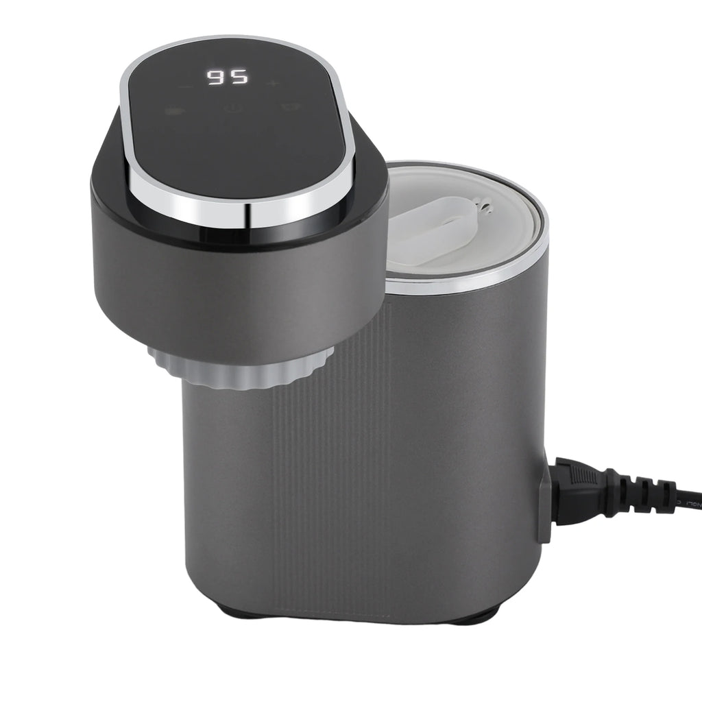 600W Portable Espresso Machine 9 Bar 150ml Water Tank 220-240V EU Plug, Adjustable Temperature, Touch Screen, 90-180° Rotatable