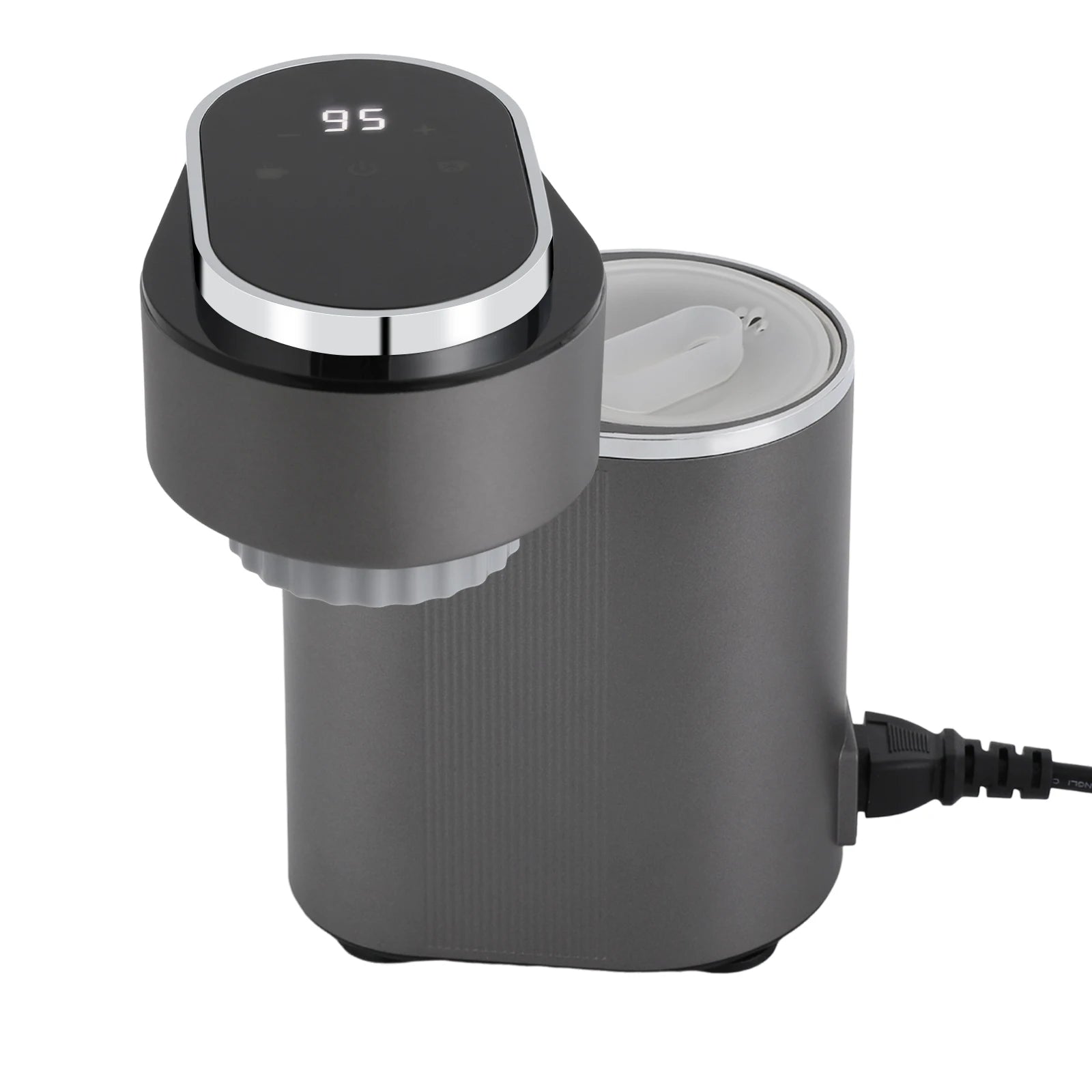 600W Portable Espresso Machine 9 Bar 150ml Water Tank 220-240V EU Plug, Adjustable Temperature, Touch Screen, 90-180° Rotatable
