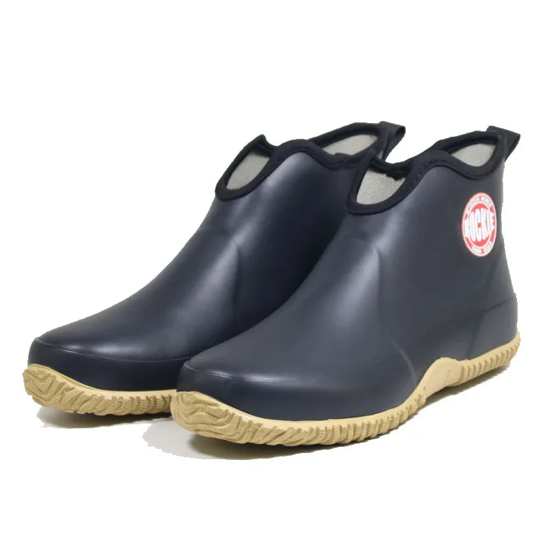 Men Rain Boots Outdoor Non Slip Fishing Boot Rubber Galoshes Men Ankle Rain Boots Waterproof Garden Work Shoes Botas Para Lluvia