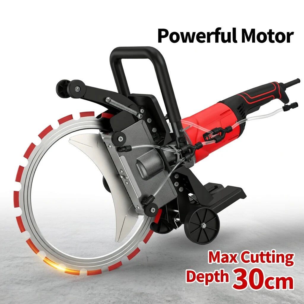 400mm Ring Saw  High Frequency Concrete Wall Cutting Machine 8800W Handheld Deep Cut Saw for Stone Cement Door Opening