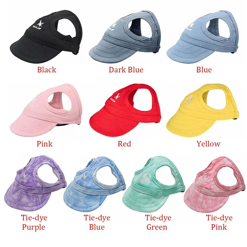 High-quality Ear Holes Pet Baseball Hat Adjustable Cat Dog Pet Visor Hat Outdoor Pet Casquette