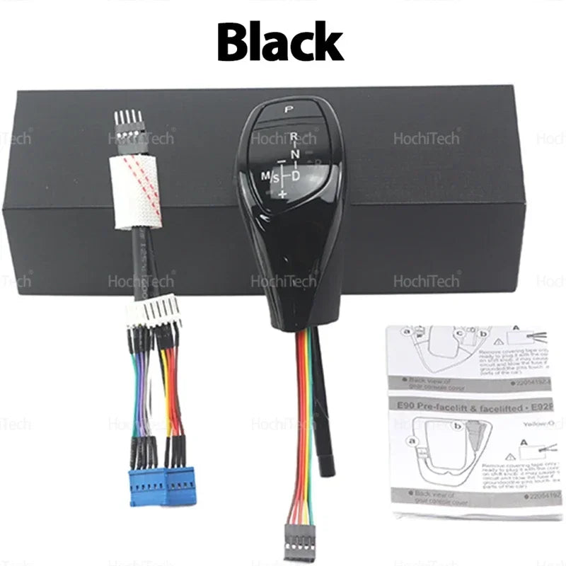 LED PU Leather Shift Knob for BMW X5 E53 3.0i 4.4i 4.6is 4.8is 2000-2003 Automatic Transmission Handball Shift Lever Upgrade