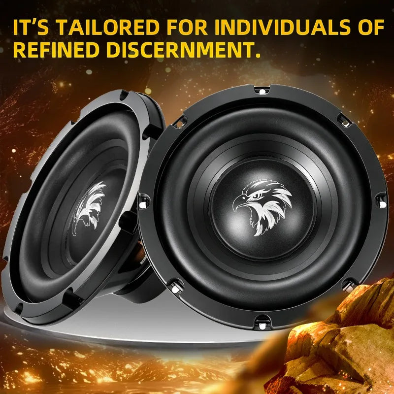 1pcs 8 Inch Car Speakers 1200W High Fidelity Car Door High Definition Mid Bass Stereo Surround Subwoofer Universal Car Audio