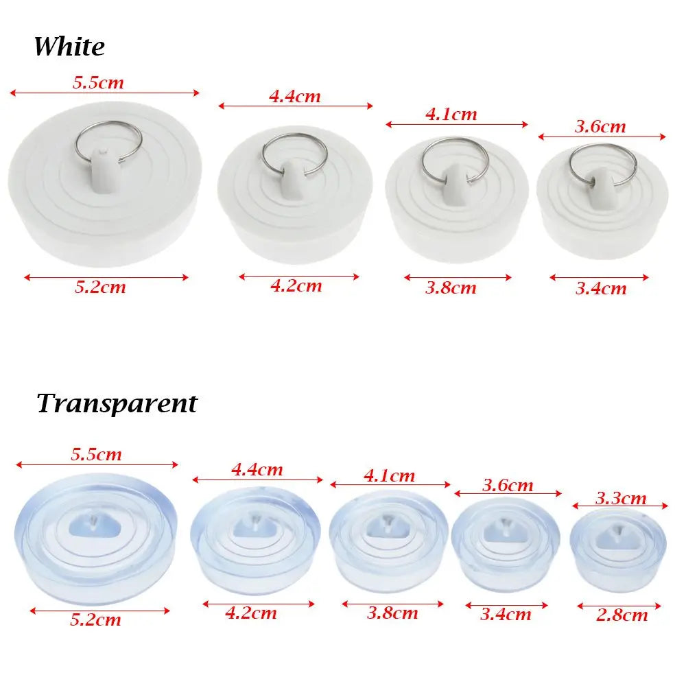 Bouchon de Lavabo Évier de Cuisine Rond Anti-Fuite Utile Couvercle de Vidange Bouchon de Baignoire Égout