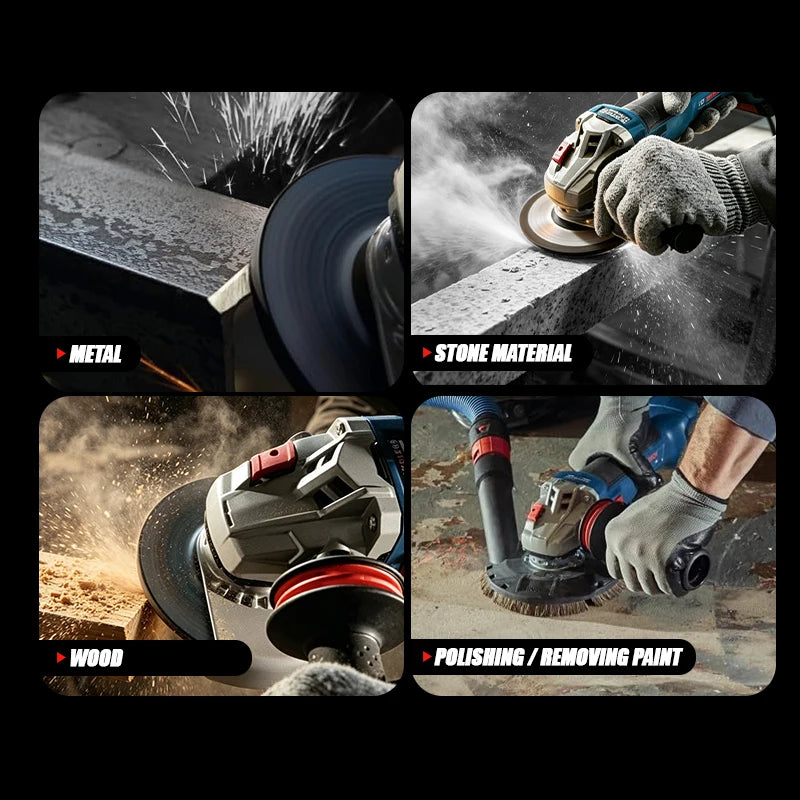 BOSCH GWS 18V-8 Cordless Angle Grinder 18V Professional Brushless M10 Slide Switch Metal Cutting Grinding BOSCH Power Tools