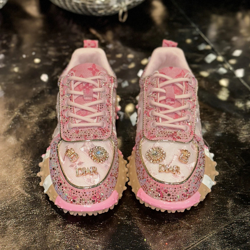 Women Casual Sneakers Fashion Luxury Rhinestone Ladies Shoes New Outdoor Platform Female Sports Shoes Zapatos Mujer shoes women