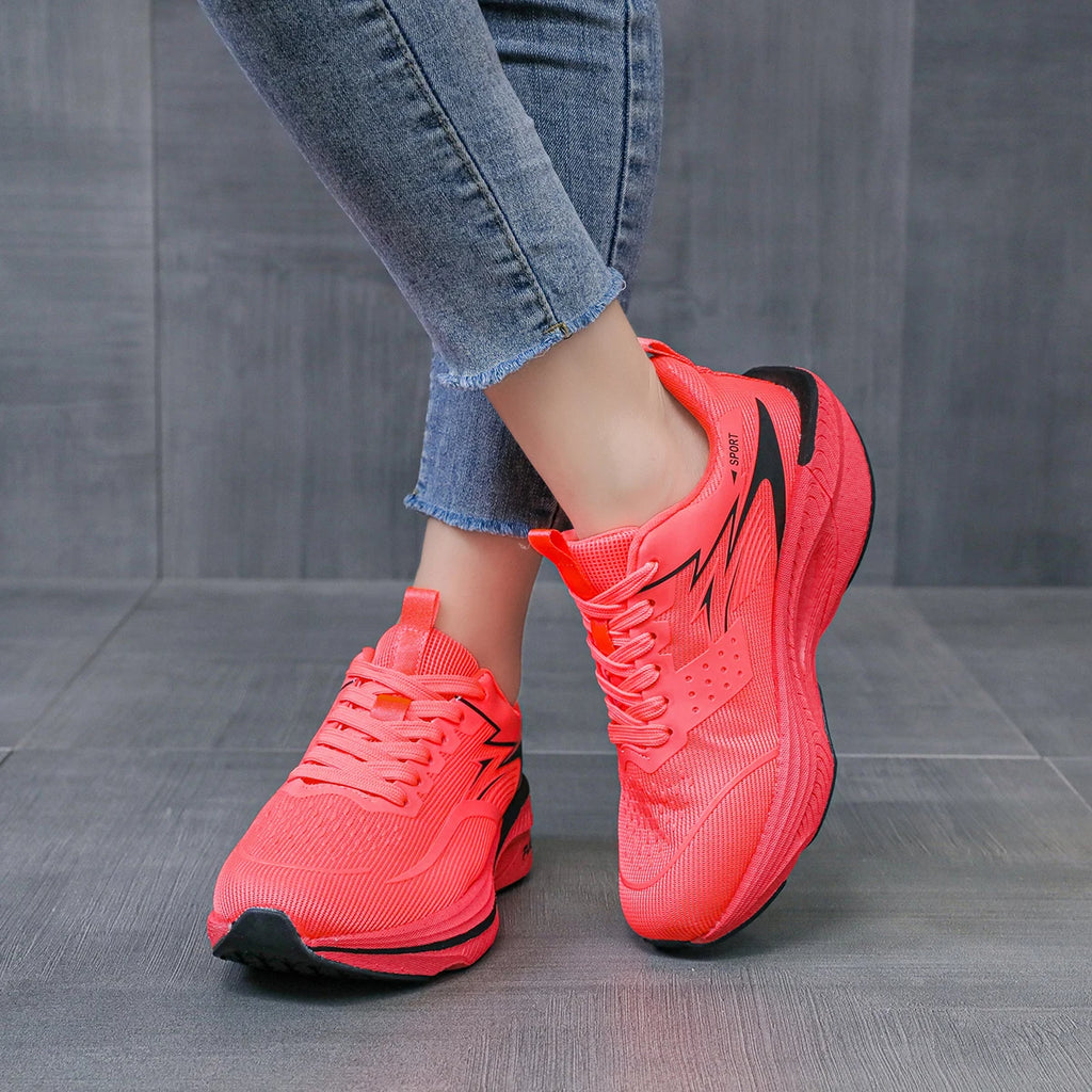 Women’s Fashion Versatile Comfortable Lightweight Running Shoes with Cushioning Technology and Carbon Plate, Unisex Competitive