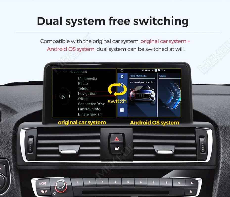 MEKEDE 128GB Android 14 Wireless CarPlay For BMW X1 E84 2009 - 2015 Car Multimedia Player DSP Android Auto GPS 8 Core Autoradio