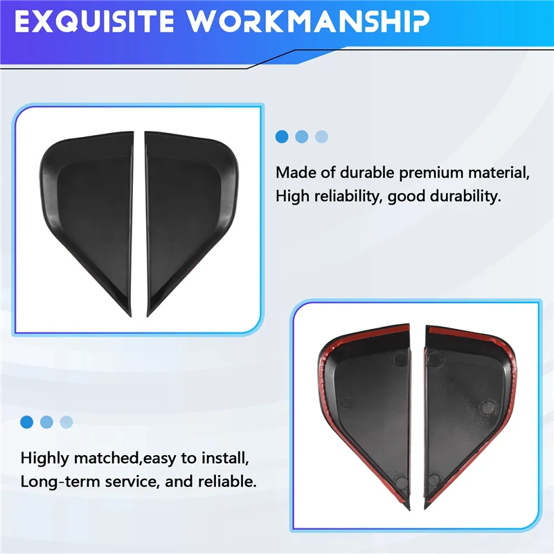 1Pair Car Side Center Control Storage Box Space Plate Plastic Cover Trim Interior Accessories Fit For Skoda Kodiaq 2017-2022