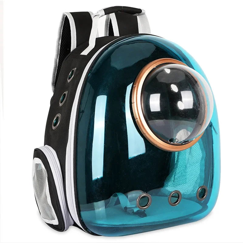 Large Capacity Oxford Pet Carrier Backpack for Medium-Sized Dogs Luxury Classic Design Zipper Closure Breathable Solid Pattern