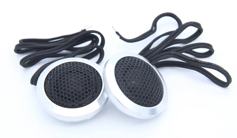 6.5 Inch 3-Way Component Car Speakers - 1.5" Tweeter + 3.5" Midrange for Car Audio Upgrade A-Pillar Mold