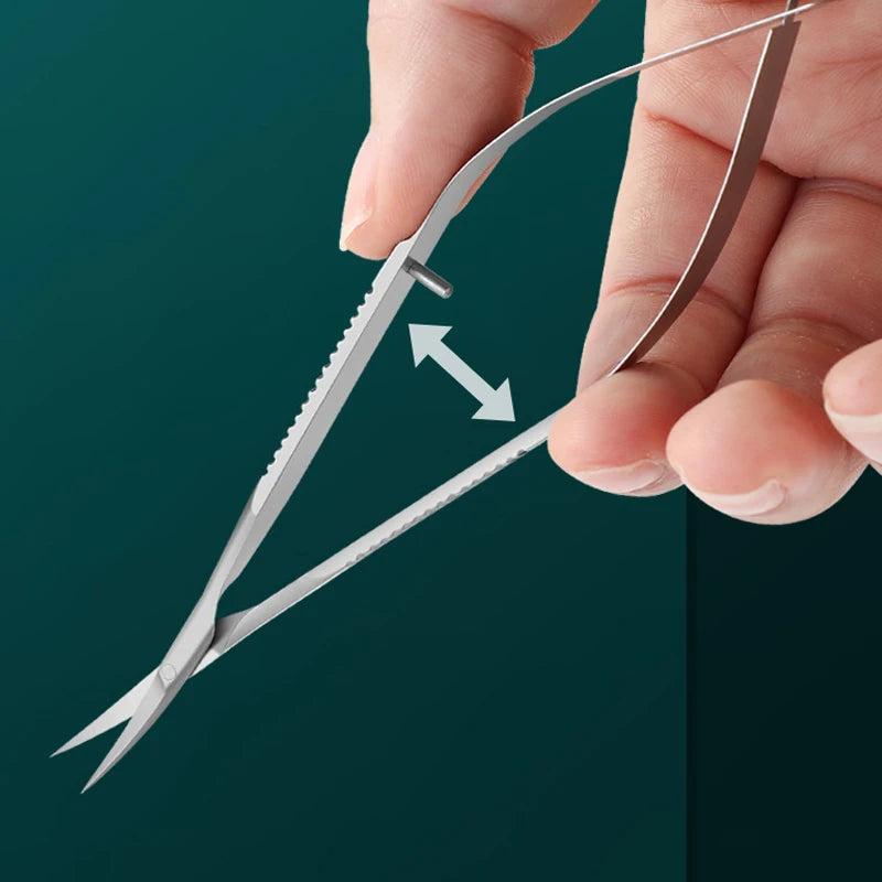 Stainless Steel Cuticle Nipper Pliers Dead Skin Remover Squeeze Manicure Cuticle Scissors Eyebrow Scissors Beauty Tools