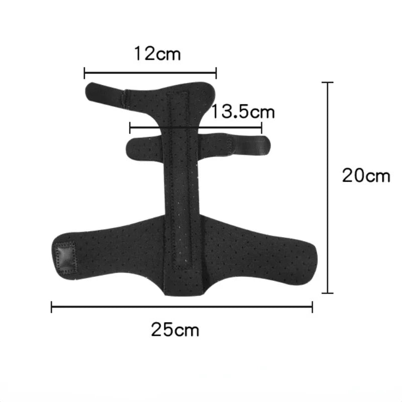 1PCS Finger Splint Brace Thumb Care Adjustable Support Stabilizer Built-in Aluminum Alloy Fix Arthritis Pain Relief Health Care