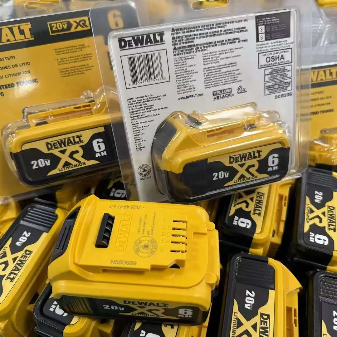 Batterie Dewalt 20V d'origine, 5AH 6AH Batterie Dewalt, Outils Électriques DeWalt Série DCF DCD DCG DCS DWE Livraison Aérienne Gratuite