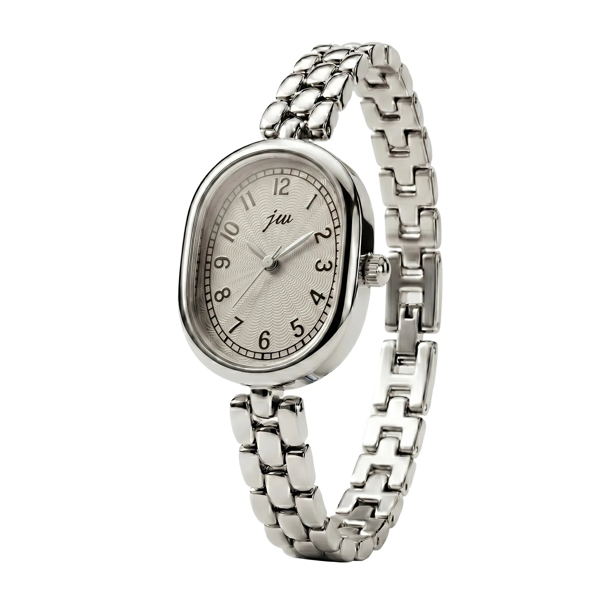 Watch Digital Dial Retro Oval Small Gold Watches Women Chain Strap Simple Female Fashion Light Luxury Quartz Clock Wristwatches