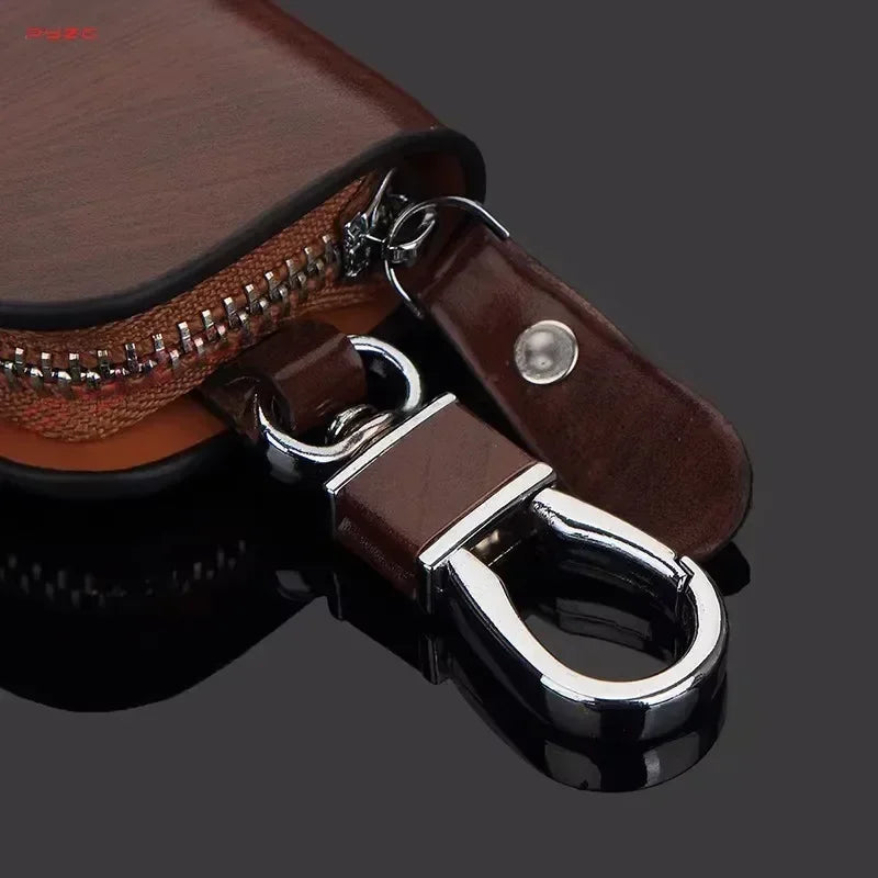 Voor Dr Motoren Dr Nul DR3 5.0 4.0 6.0 F35 Chery Fashion Vintage Genuine Leather Wallet Key Holder Housekeeper Keys Organizer
