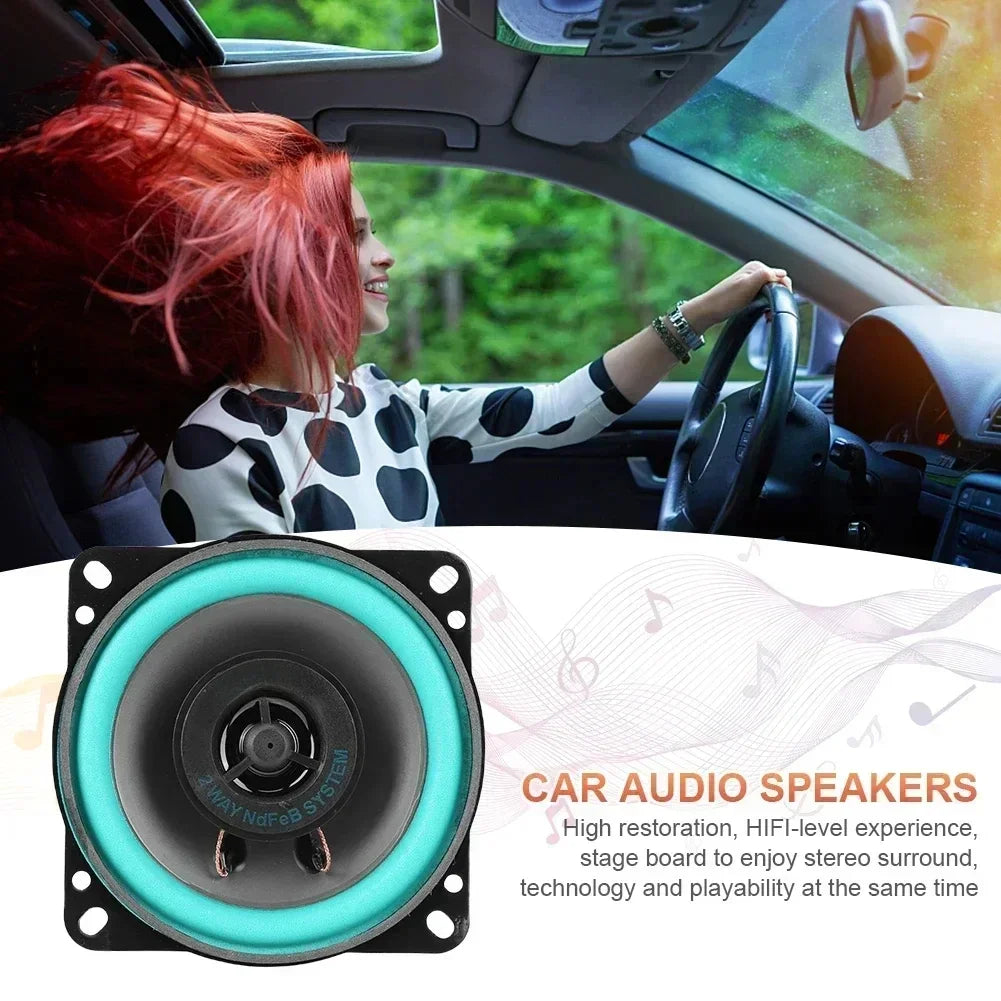 4/5/6.5 Inch Car Speakers &Speaker protector Coaxial Subwoofer Automotive Audio HiFi Music Full Range Frequency Full  Car Audio