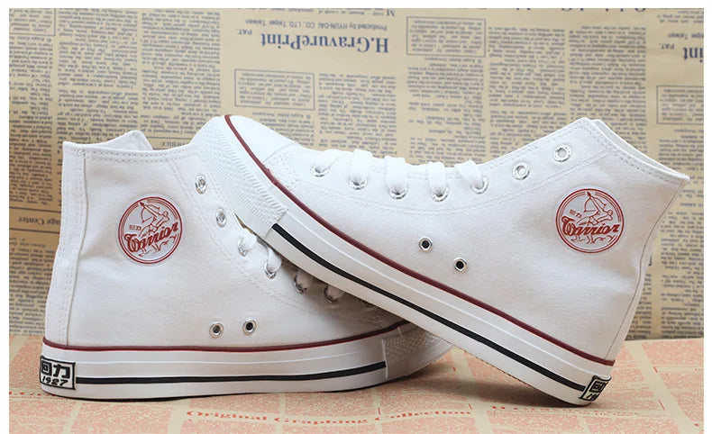 High Top Men Women Yellow Canvas Boots Tennis Breathable Sport Vulcanized Sneakers Male Skateboard Trend Casual Shoes