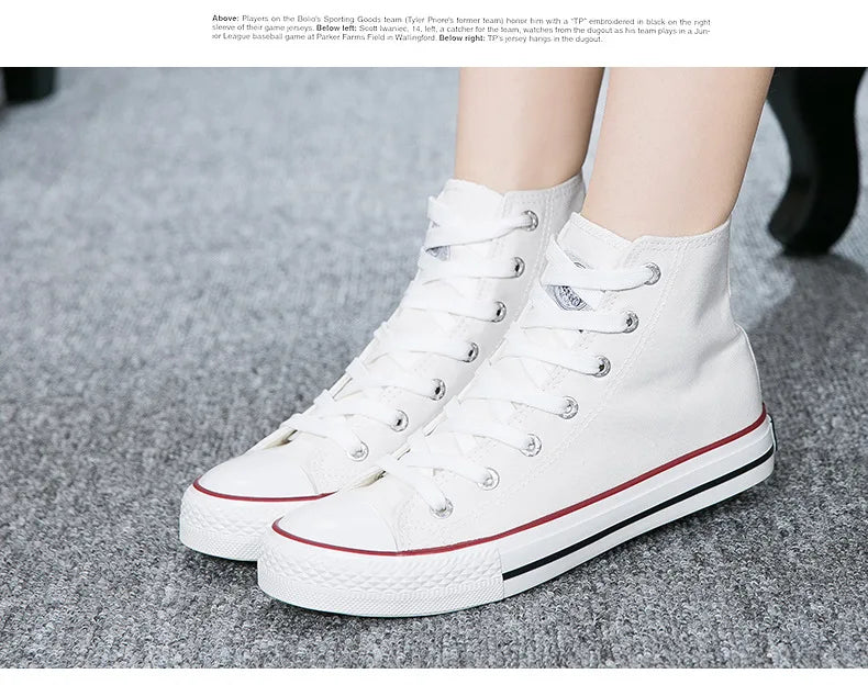 High Top Men Women Yellow Canvas Boots Tennis Breathable Sport Vulcanized Sneakers Male Skateboard Trend Casual Shoes