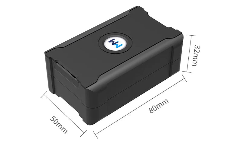 Portable GPS Locator 6000mAh Battery Real-Time Tracking with Fence Alert Security Device Requires Subscription for Use