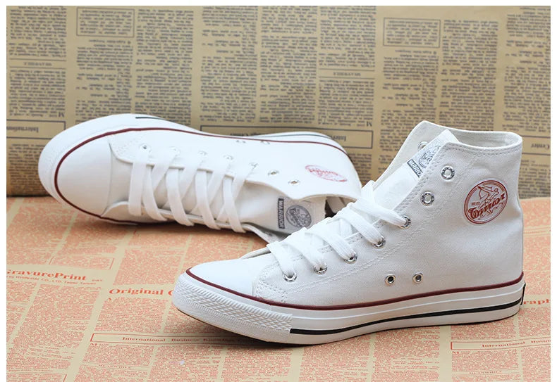 High Top Men Women Yellow Canvas Boots Tennis Breathable Sport Vulcanized Sneakers Male Skateboard Trend Casual Shoes
