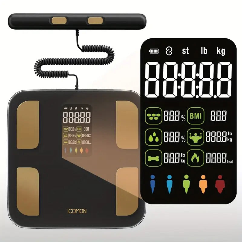 Wireless Smart Body Scale with LED Display
