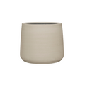 Pflanzgefäß Jumbo Patt Beige Washed – D23xH19cm – Blumentopf in Beton – Optik – Stilvoller Pflanzkübel für Innen & Außen